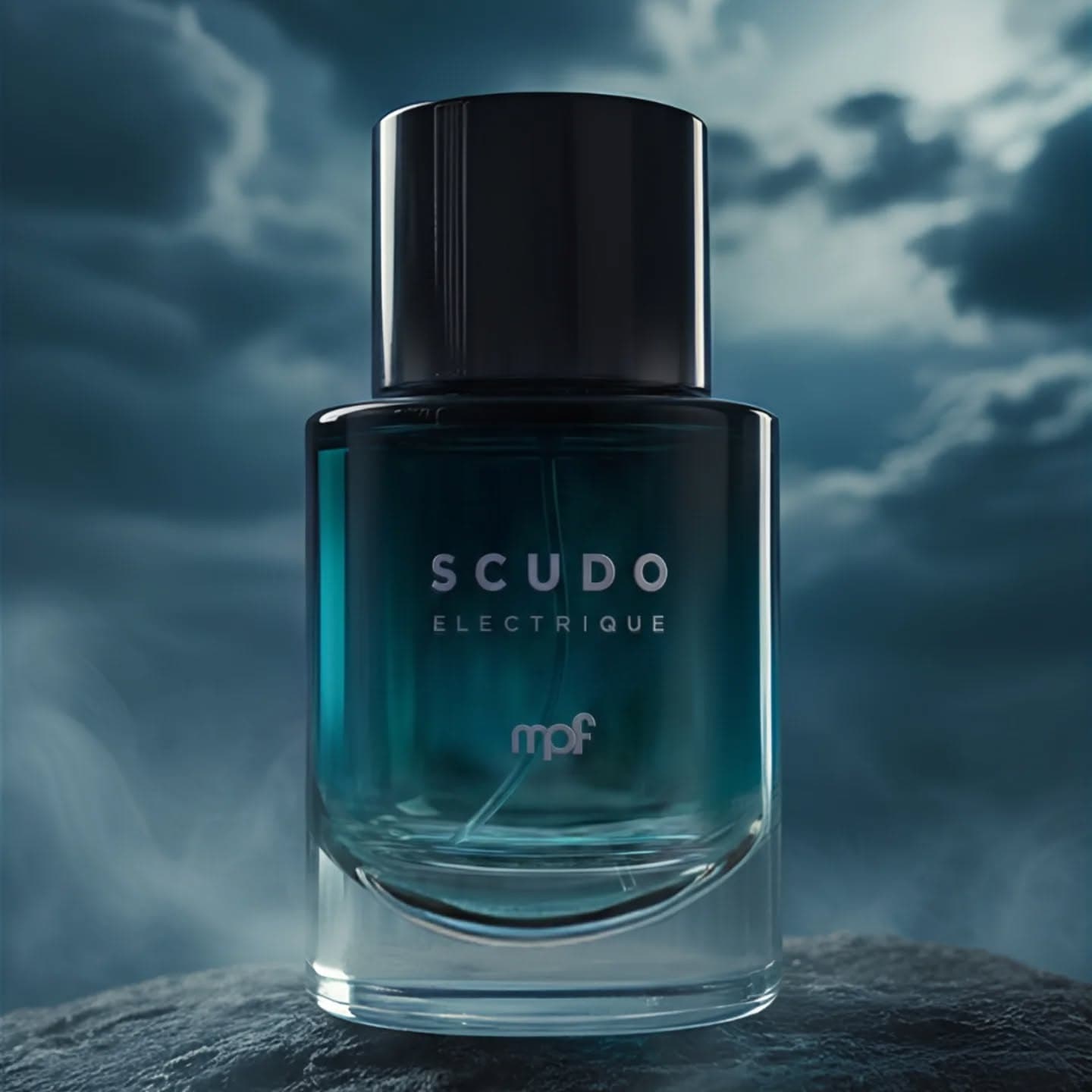 Scudo Electrique by MPF against stormy sky