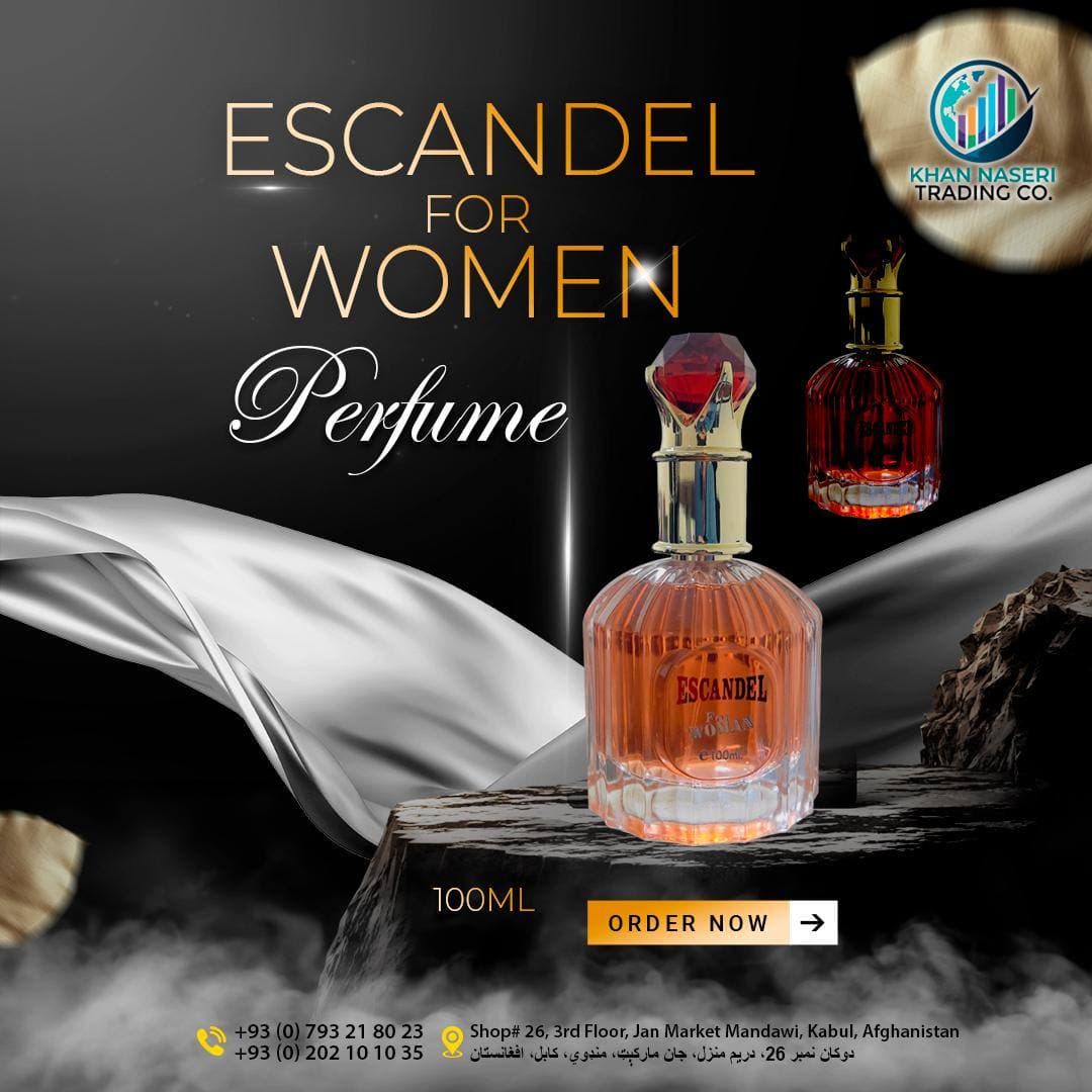 Efolia Escandel for Women perfume promotional creative